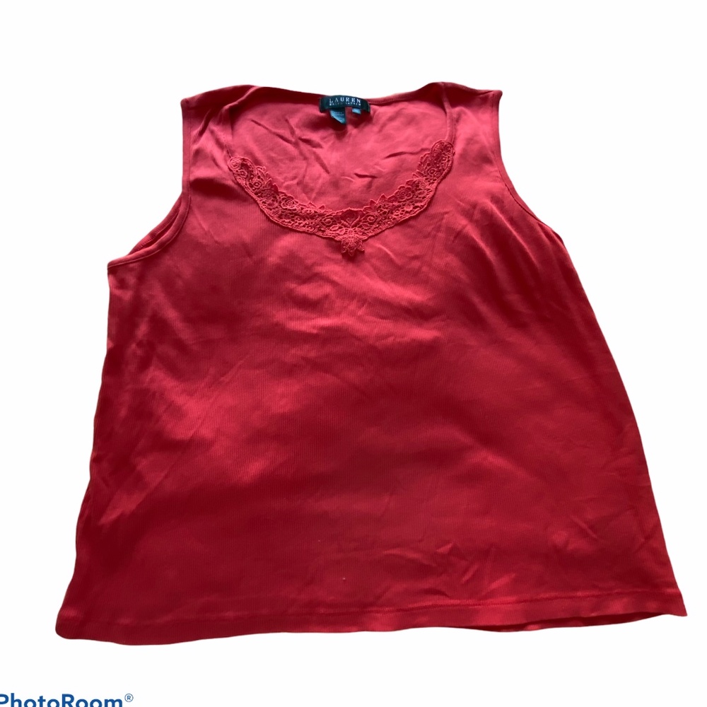 LAUREN -  Ralph Lauren sleeveless tank top  Size 1X